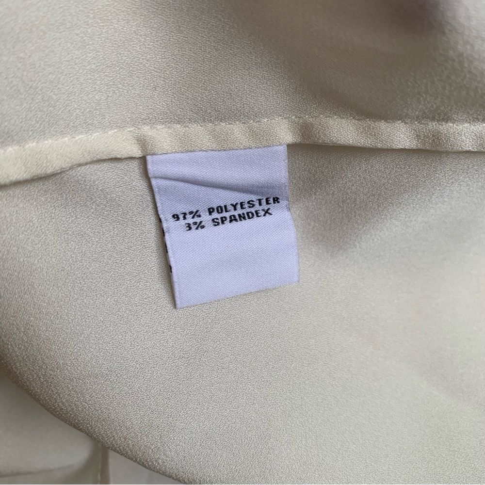 Diane Von Furstenberg Cream Camisole Top Size 2 - Picture 3 of 4